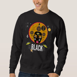 Moletom Black Kemetic Egípcia Ankh Black Girl Magic Melan