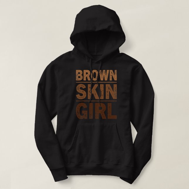 Moletom Black Melanin Queen Magic Brown Skin Girl Junteen (Frente do Design)