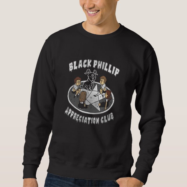 Moletom Black Phillip Appreciation Club Occult Witch Gothi (Frente)