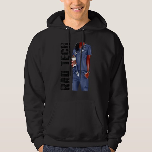 Moletom Black Rad Tech Afro Love Melanin African American (Frente)