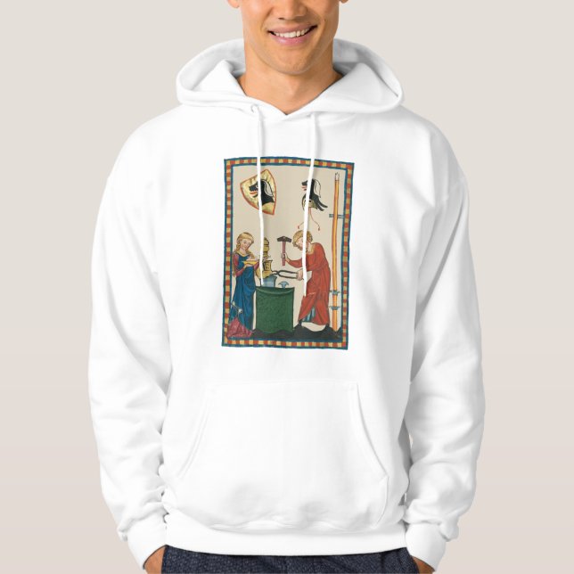 Moletom Blacksmith Forging Helmet Medieval Art (Frente)