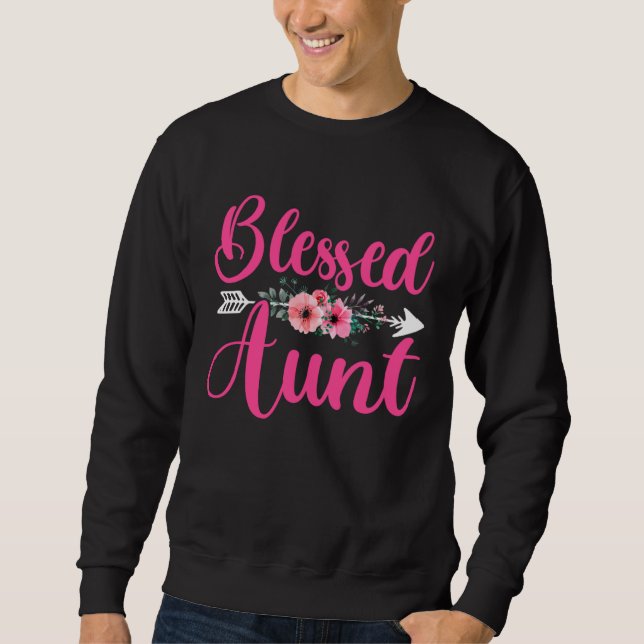 Moletom Blessed Aunt  Mother s Day Blessed Auntie Sister M (Frente)