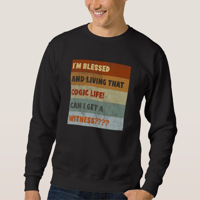 Moletom Blessed COGIC Life Retro (Frente)