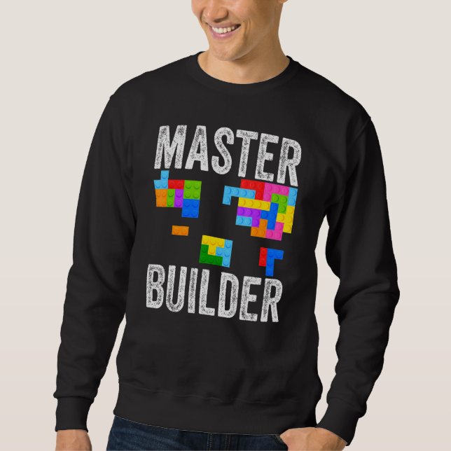 Moletom Blocos componentes do Master Builder Brick Builds (Frente)