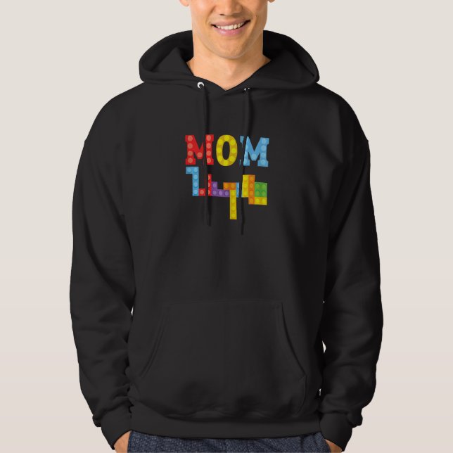 Moletom Blocos de Construção Mãe Construtora Mãe Blocos de (Frente)