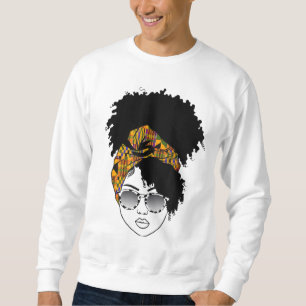 Moletom Blogue de Cartaz da Mulher Americana Africana Kent