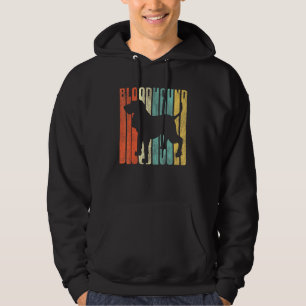 Moletom Bloodhound Retro 1970 Cachorro Silhouette Cracking
