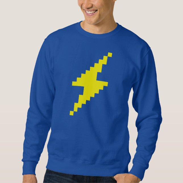 Moletom Bloxels Lightning Bolt (Frente)