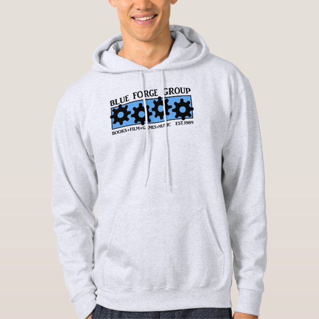 Moletom Blue Forge Divisões Hoodie (Frente)
