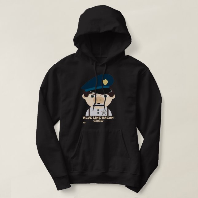 MOLETOM "BLUE LINE BACON TRW" (Frente do Design)