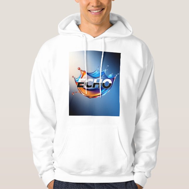 Moletom Blue Modern Gene Suno Simple Hoodies T-Shirt (Frente)