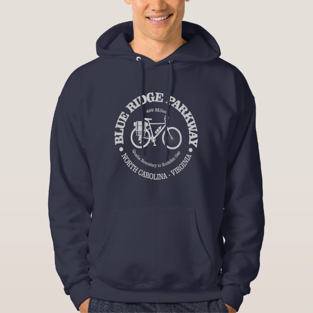 Moletom Blue Ridge Parkway (cycling) (Frente)