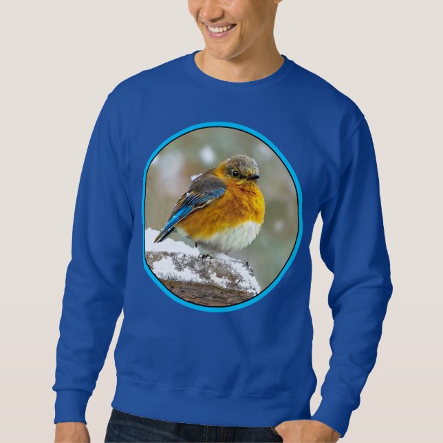 Moletom Bluebird oriental na neve - Foto original (Frente)