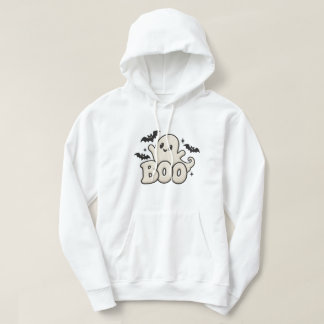 Moletom Blusa com Capuz Cute Boo Bats Fique Assustador no