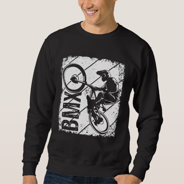 Moletom BMX Retro Vintage Bike Freestyle Biker Fan (Frente)