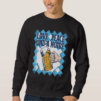 Moletom Boarisch Love Peace & A Hoibe Bebê