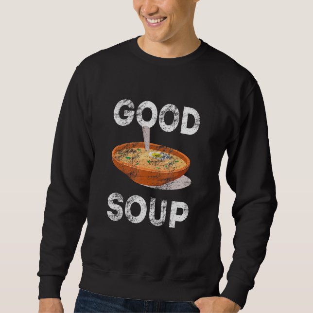 Moletom Boas memórias de sopa Carbs Diet 1 (Frente)