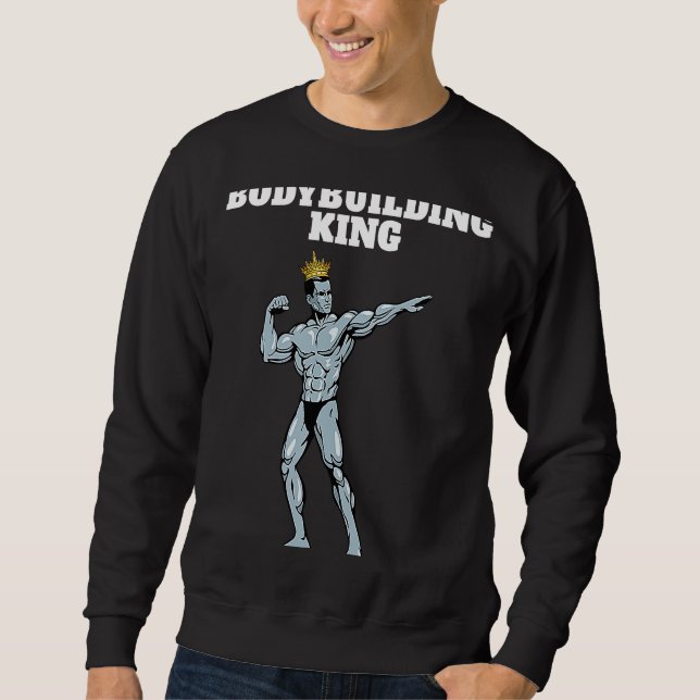 Moletom Bodybuilding King Mens Bodybuilding Bodybuilder (Frente)