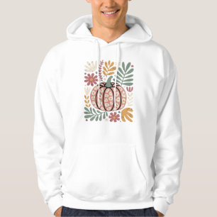 Moletom Boho Leopardo Abóbora Outono � Floral Retro Outono