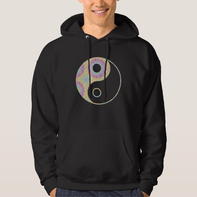 Moletom Boho Tinta Hippie Retro Yin Yang Zen Ioga (Frente)