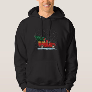Moletom Bola Bela Com Vintage Red Pickup Christma