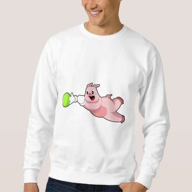 Moletom Bola de boliche de porcos (Frente)