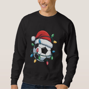 Moletom Bola de Futebol do Papai Noel Esportes Natal Jogad