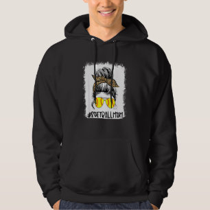 Moletom Bola De Softball Mãe Vida Com Leopardo E Mensagem