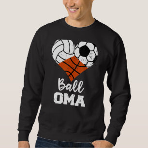 Moletom bola Oma Heart Voleibol Futebol de basquete Oma 1