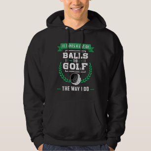 Moletom Bolas Do Jogador De Golfe Golfista Esportes Engra