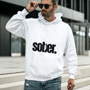 Moletom Bold Sobriety, um Confiante Sober