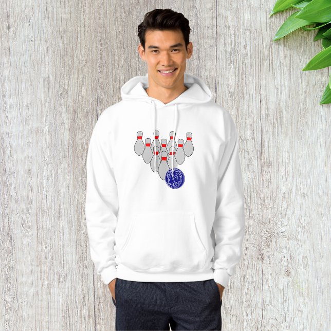 Moletom Boliche De Dez Pinos, Mens Hoodie (Criador carregado)