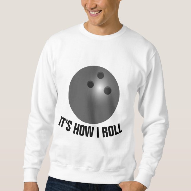 Moletom BOLICHES T-Shirts, É COMO EU ROLL (Frente)