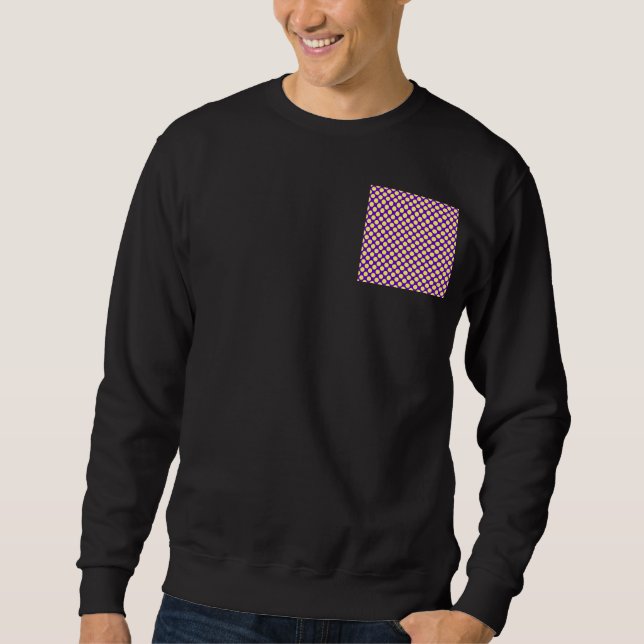 Moletom Bolinhas amarelas com fundo roxo (Frente)