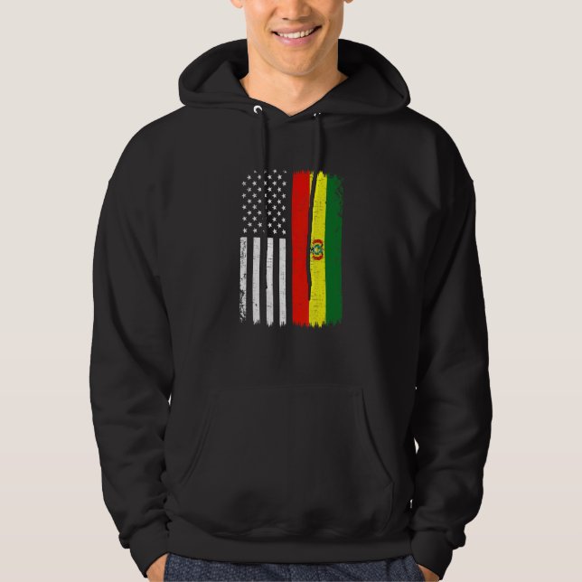 Moletom Bolívia: Bandeira Americana Bolívia (Frente)