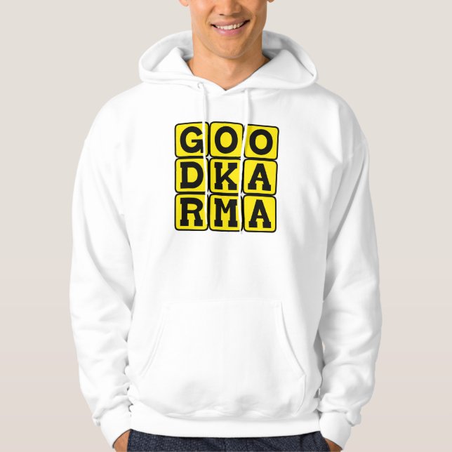 Moletom Bom Carma, Princípio Budista (Frente)