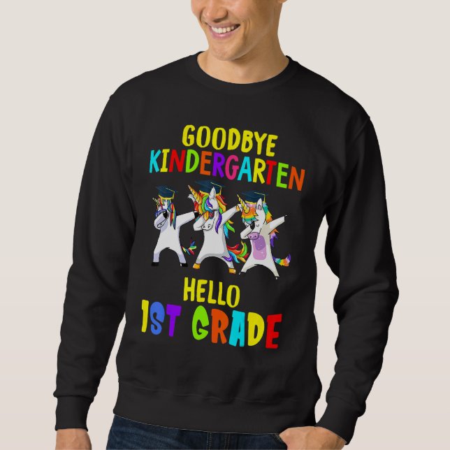 Moletom Bom Jardim De Infância Olá Primeiro Grau Dabbing U (Frente)