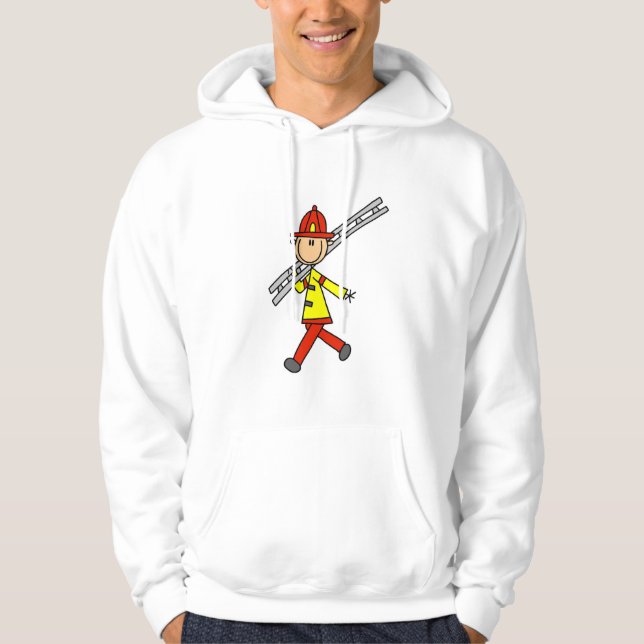 Moletom Bombeiro em forma de palito com escada (Frente)