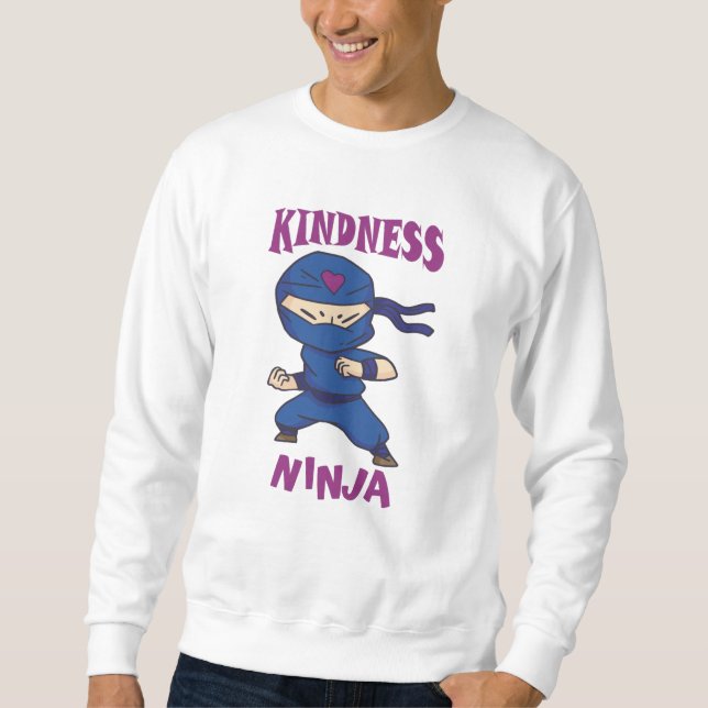 Moletom Bondade Ninja, luta contra a intimidação (Frente)