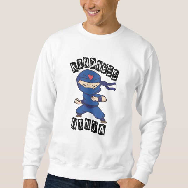 Moletom Bondade Ninja, luta contra a intimidação (Frente)