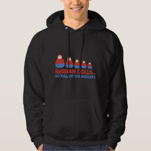 Moletom Bonecas russas engraçadas Babushka Matryoshka Pun