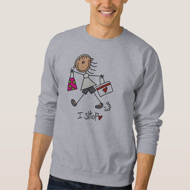 Moletom Boneco de Compras (Frente)