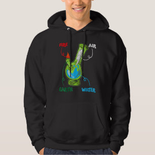 Moletom Bong Elements Fire Water Earth Air Thc Weed Smokin