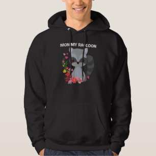 Moletom Bonita Corrida Para Mulheres Mãe Raccoon Trash Pan