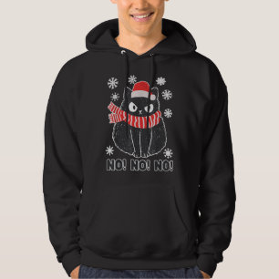 Moletom Bonita roupa de Natal do Natal do Gato Negro
