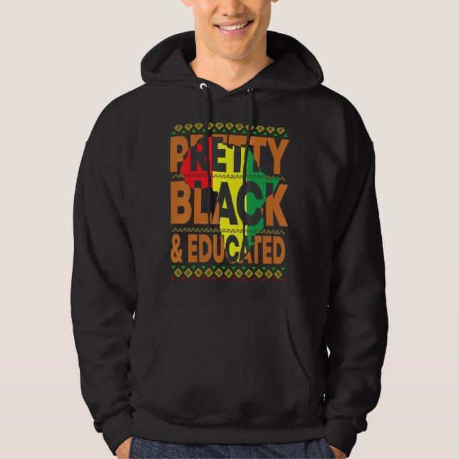 Moletom Bonito História Negra Educada Melanina Af (Frente)