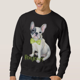 Moletom Bonjour French Buldog Com Arco