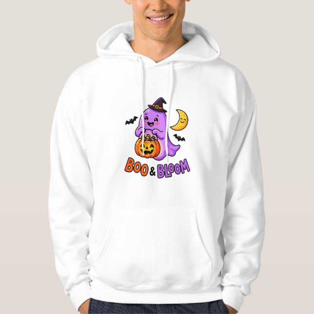 Moletom Boo Bloom Fantasma Halloween (Frente)
