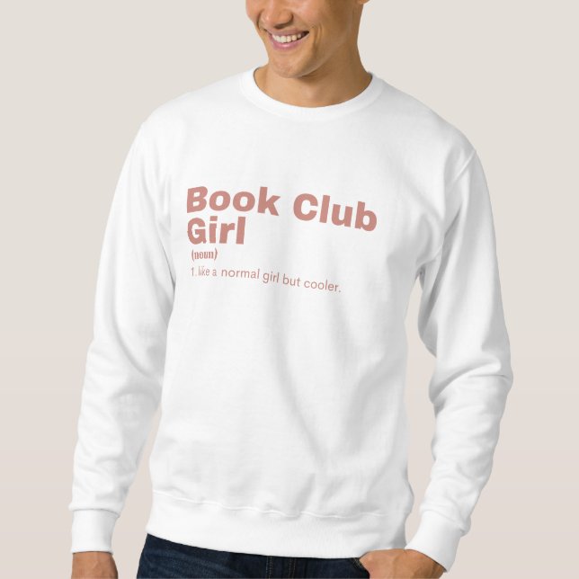 Moletom Book Club Girl - Clube do Livro (Frente)
