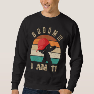 Moletom Boom I Am 11 Boy 11 Anos Sendo Fantástico 11 Birt